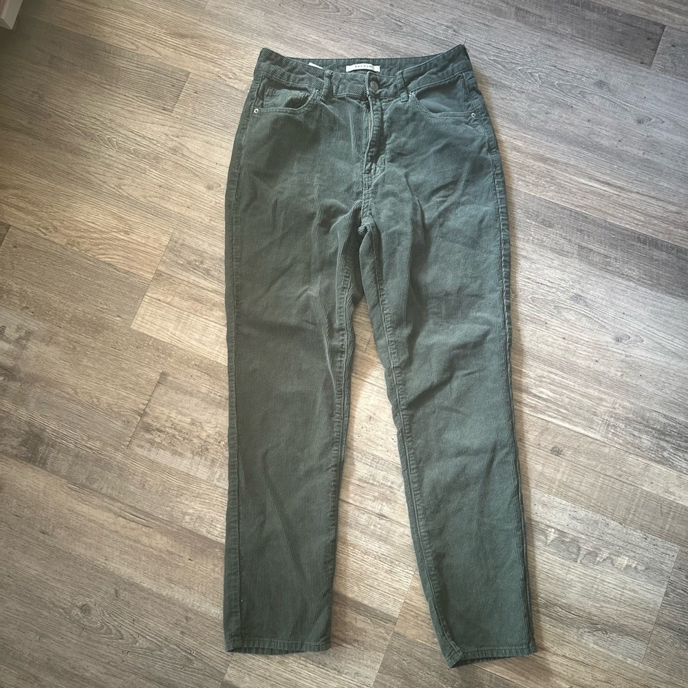 Pacsun Green Corduroy Mom Jeans